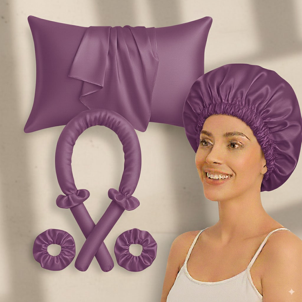Luxury Satin Silk Hair Care Set
