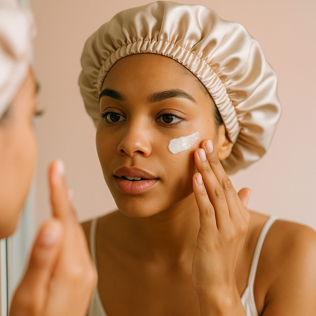 Premium Satin Sleep Bonnet for Hair Protection – Anti-Frizz Night Cap