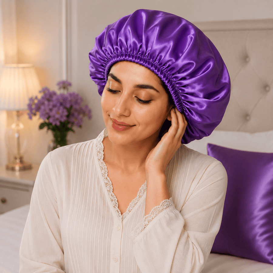 Premium Satin Sleep Bonnet for Hair Protection