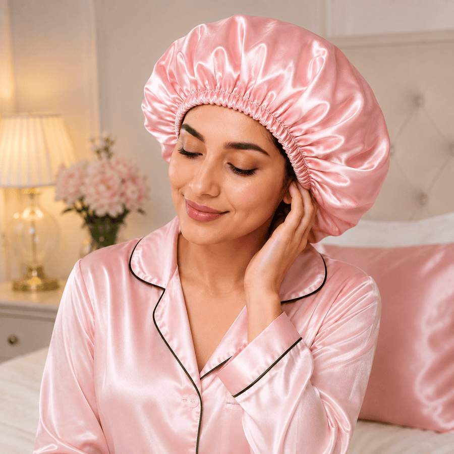 Premium Satin Sleep Bonnet for Hair Protection