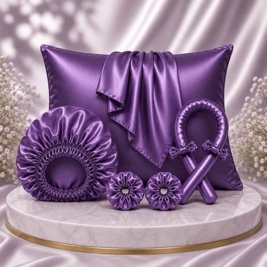 Luxury Satin Silk Hair Care Set