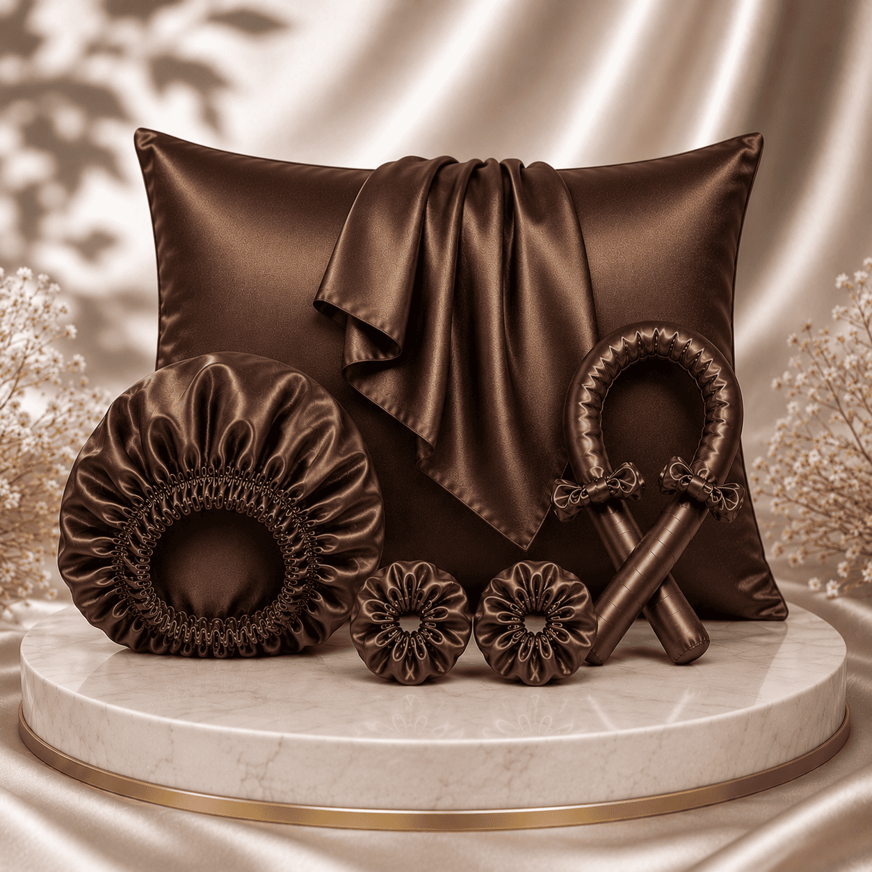 Luxury Satin Silk Hair Care Set