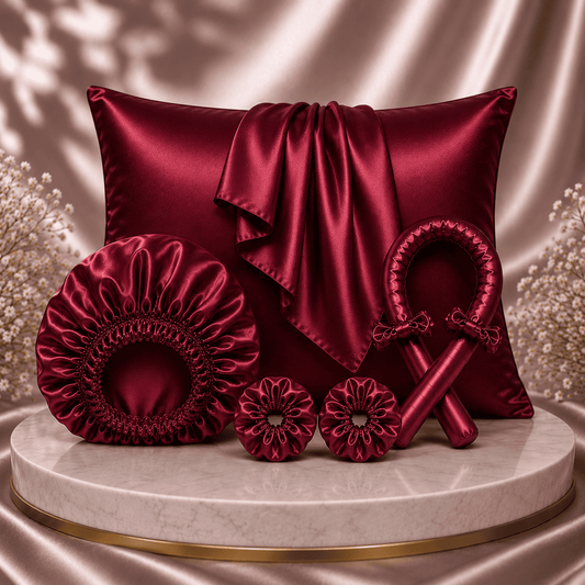 Luxury Satin Silk Hair Care Set