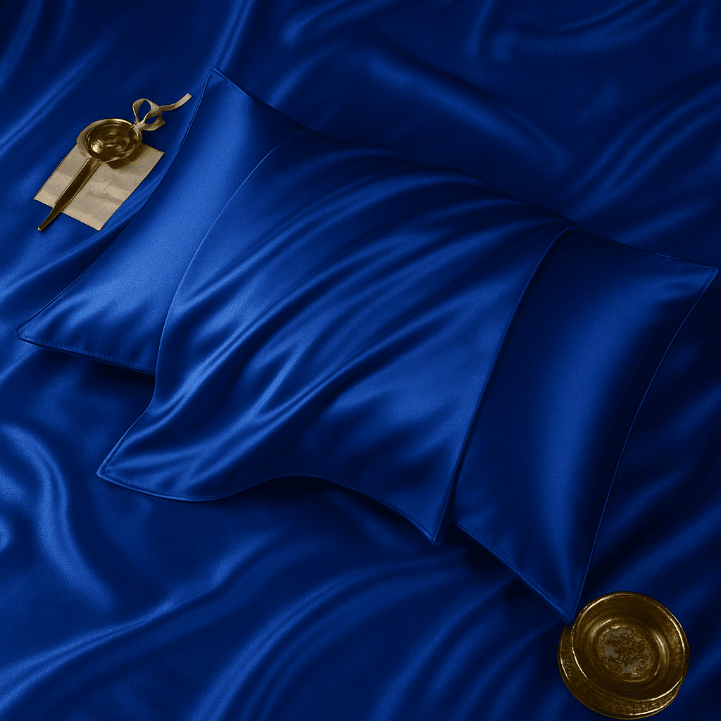 Premium Satin Silk Pillowcase - Soft & Smooth Hypoallergenic Pillow Cover, Envelope Closure
