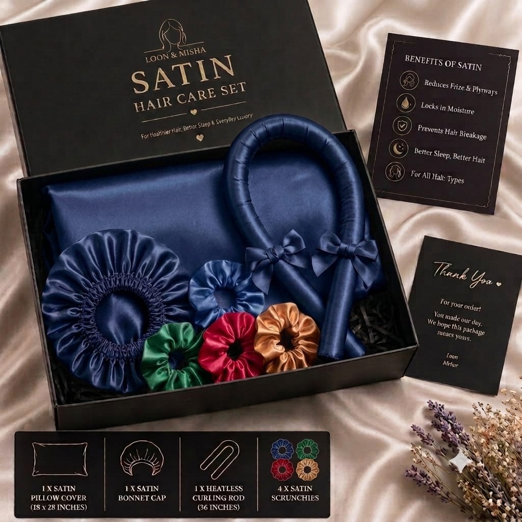 Luxury Satin Silk Hair Care Set