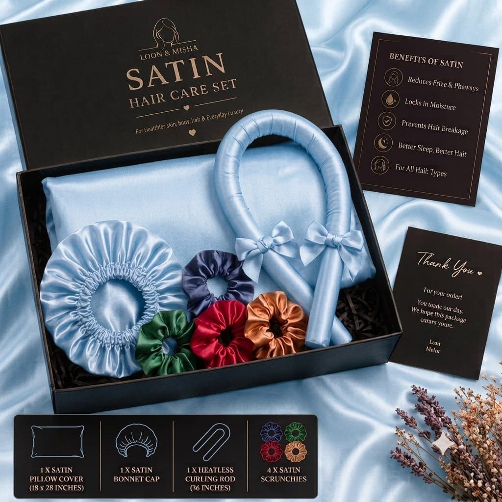 Luxury Satin Silk Hair Care Set
