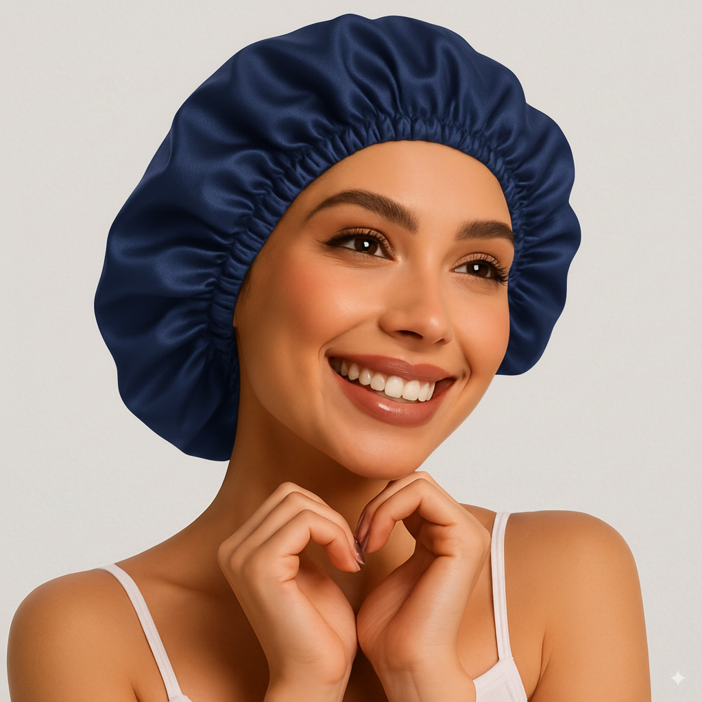 Premium Satin Sleep Bonnet for Hair Protection – Anti-Frizz Night Cap