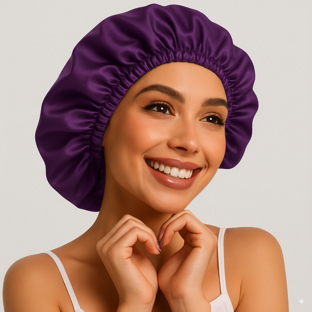 Premium Satin Sleep Bonnet for Hair Protection – Anti-Frizz Night Cap